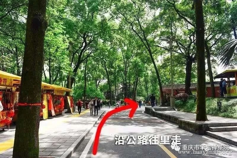 重庆华岩禅茶院线路图