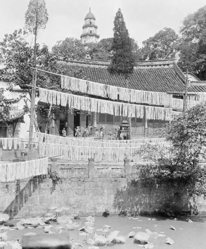 觉林寺及报恩寺塔 甘博拍摄 1917年